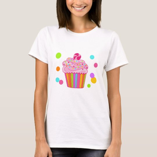 Candy Surprise Cupcake T-Shirt