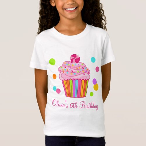 Candy Surprise Cupcake T_Shirt