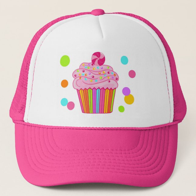 Candy Surprise Cupcake Trucker Hat (Front)