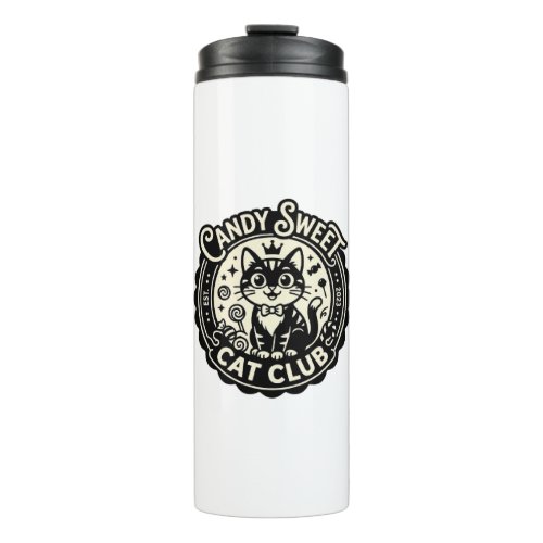 Candy Sweet Cat Funny Cat Graphic - Candy Sweet Ca Thermal Tumbler