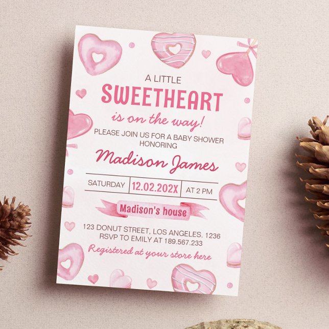 Candy Sweet Celebration Baby Shower Invitation (Creator Uploaded)