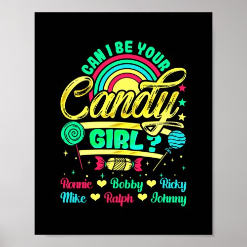 Candy Sweet Girl RBRM Candy Lover Fathers Day Poster