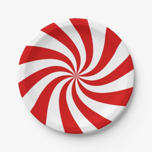 candy swirl paper plates