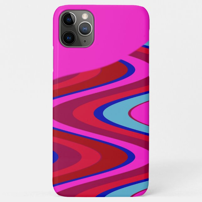 Candy Swirl-Red Hot Pink design Case-Mate iPhone Case (Back)