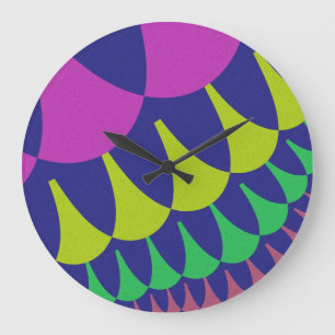 Candy Tart Scales Large Clock