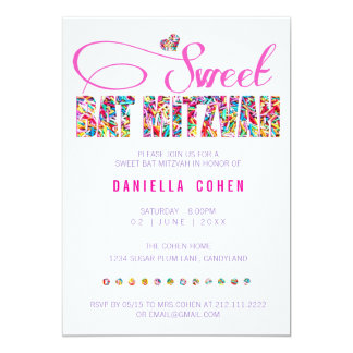 Bat Mitzvah Party Invitations 2