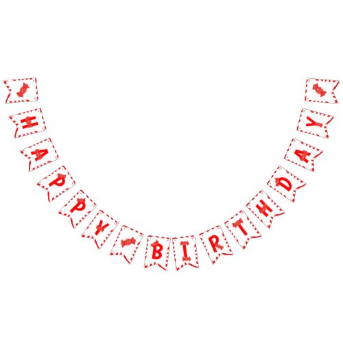 Candy Theme Kids Birthday Party bunting banner