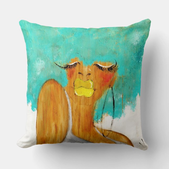 Candy Throw Pillow (Front)