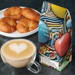 Candy Tile Design Roasted Coffee