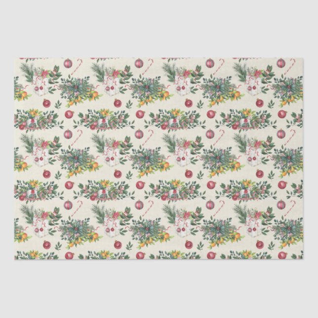 Candy, Toys, Flowers & Fruit Tissue Paper (Front)