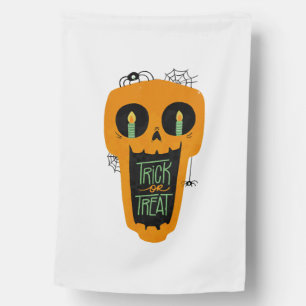 Candy Trick or Treat Funny Pumpkin Halloween boys House Flag