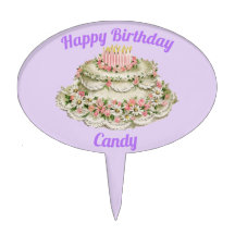 CANDY ~ VINTAGE BIRTHDAY CAKE ~
