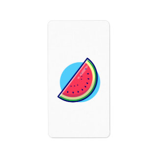 Candy Watermelon Return Address Label