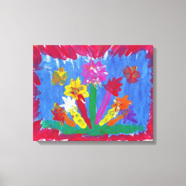 Candy Waters Autism Artist Canvas Print (Front)