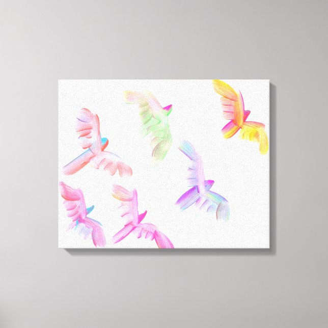 Candy Waters Autism Artist Canvas Print (Front)