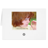 Candy Waters Autism Artist Cards (Back Horizontal)