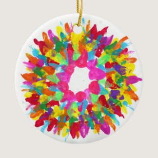 Candy Waters Autism Artist Ceramic Ornament