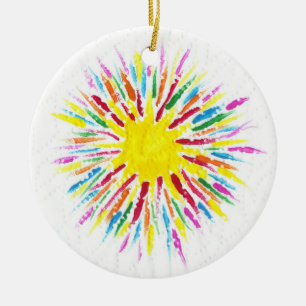Candy Waters Autism Artist Ceramic Ornament