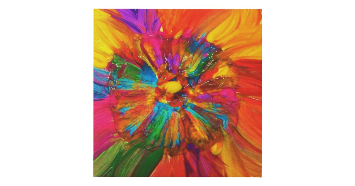 Candy Waters Autism Artist Faux Canvas Print Zazzle Com