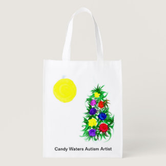 Candy Waters Autism Artist Grocery Bag
