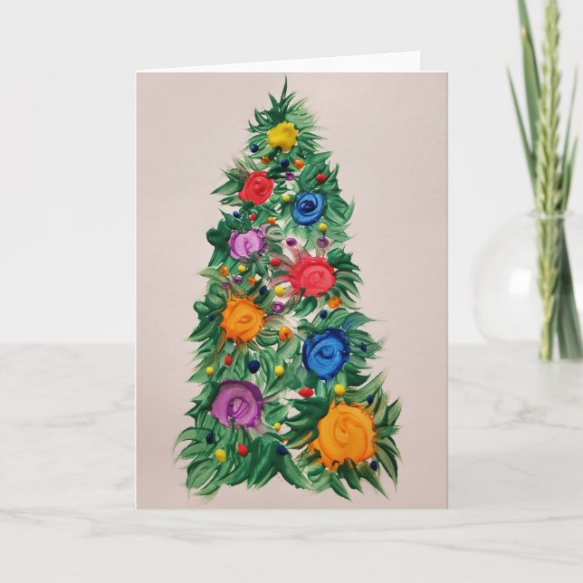 Candy Waters Autism Artist Holiday Card (Front)