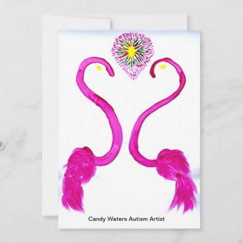 Candy Waters Autism Artist Invitation