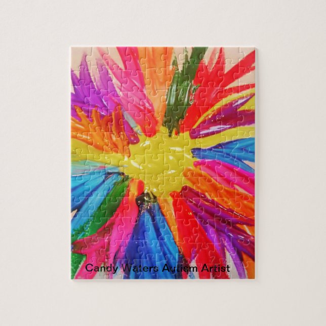Candy Waters Autism Artist Jigsaw Puzzle (Vertical)