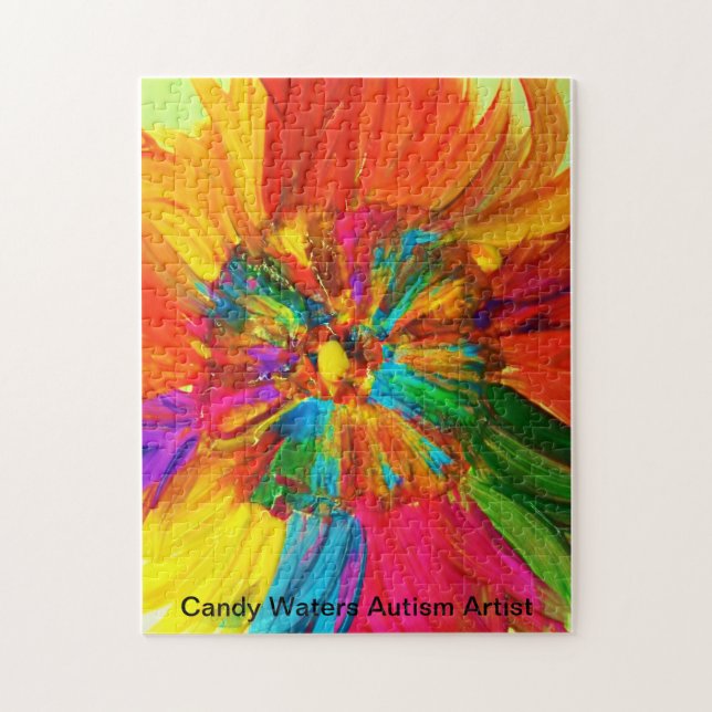 Candy Waters Autism Artist Jigsaw Puzzle (Vertical)