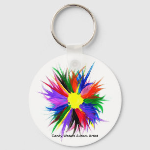 Candy Waters Autism Artist Keychain