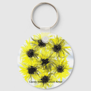 Candy Waters Autism Artist Keychain