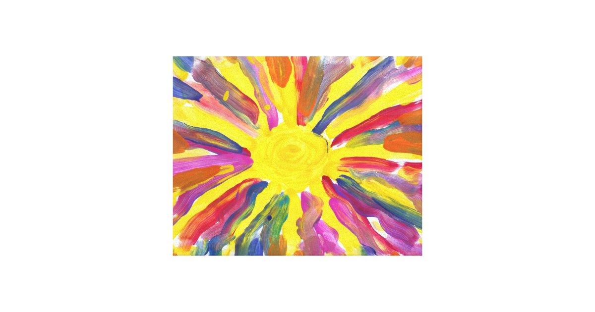 Candy Waters Autism Artist Painting On Canvas Zazzle Com