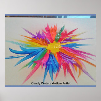 Candy Waters Autism Artist Poster