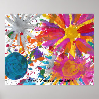 Candy Waters Autism Artist Poster