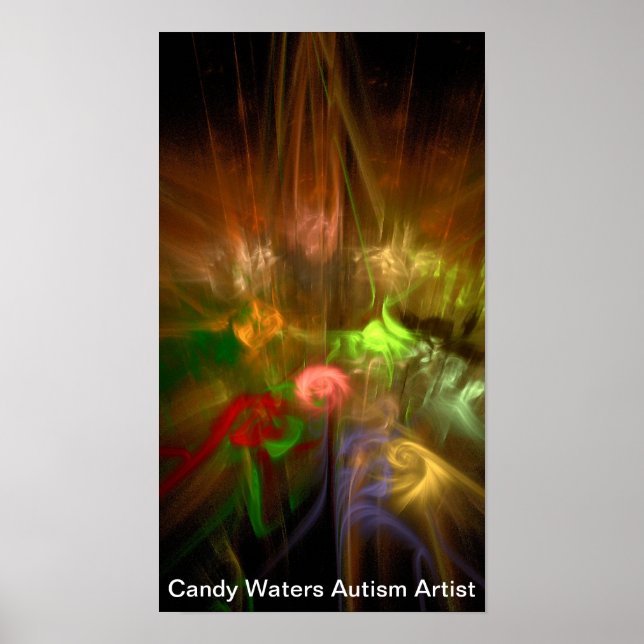 Candy Waters Autism Artist Poster (Front)