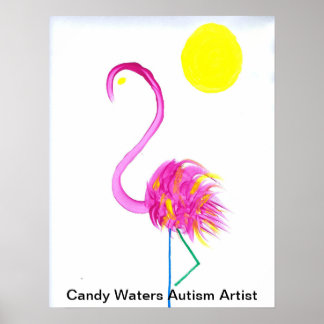 Candy Waters Autism Artist Poster