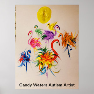 Candy Waters Autism Artist Poster