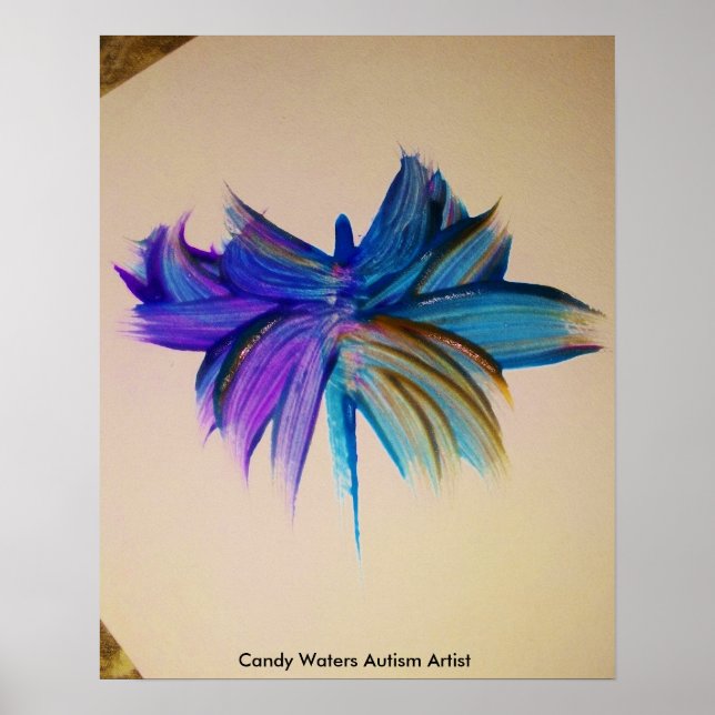 Candy Waters Autism Artist Poster (Front)
