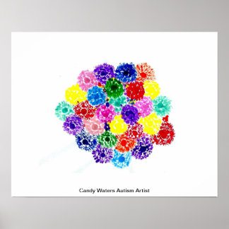 Candy Waters Autism Artist Poster