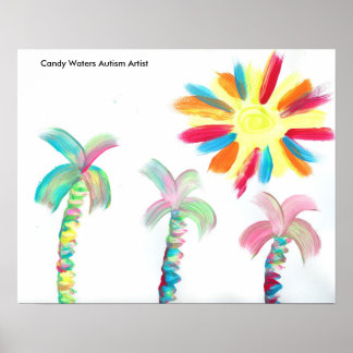 Candy Waters Autism Artist Poster