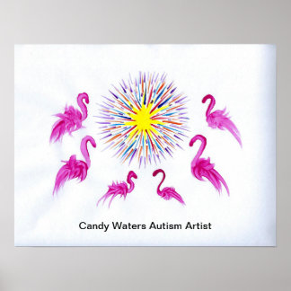 Candy Waters Autism Artist Poster