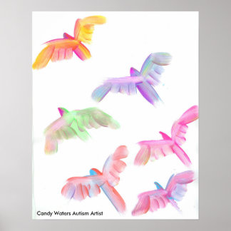 Candy Waters Autism Artist Poster