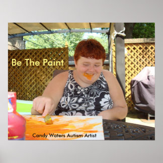 Candy Waters Autism Artist Poster