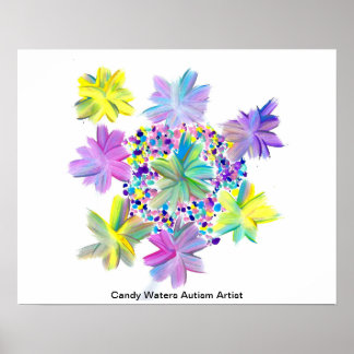 Candy Waters Autism Artist Poster