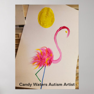 Candy Waters Autism Artist Poster