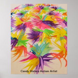 Candy Waters Autism Artist Poster