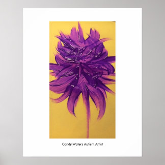 Candy Waters Autism Artist Poster