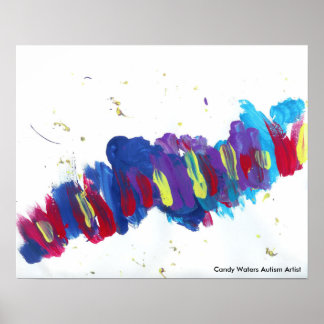 Candy Waters Autism Artist Poster