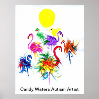 Candy Waters Autism Artist Poster