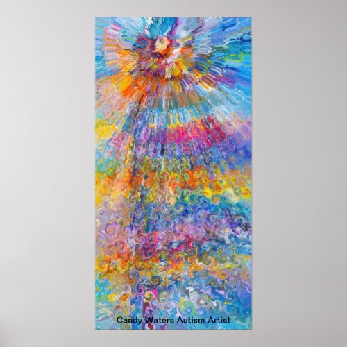 Candy Waters Autism Artist  Poster
