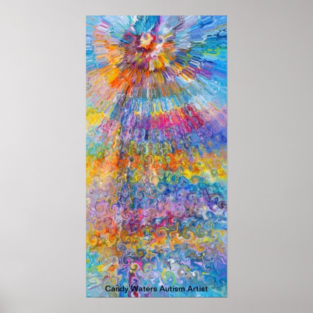 Candy Waters Autism Artist  Poster (Front)